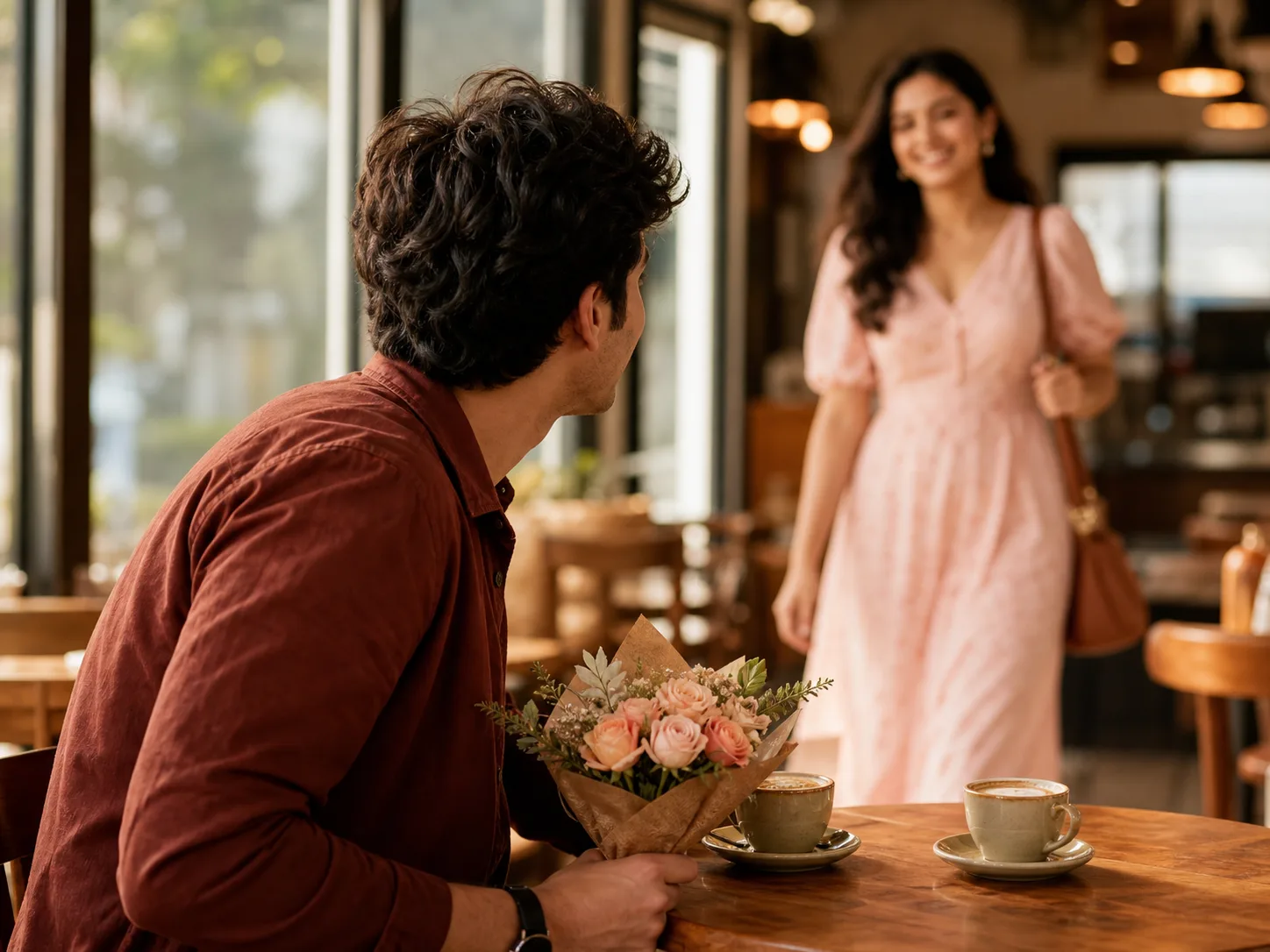 A warm, playful setting for asking someone out